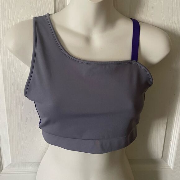 Gymshark Other - Women’s Gymshark Asymmetrical Purple Sports Bra Size Small